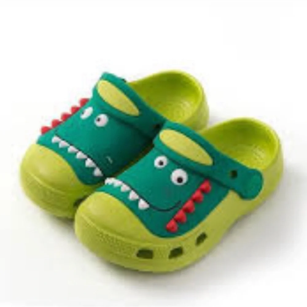 Children Territory kids slipper Dinosaur rubber water shoes sandals size 2